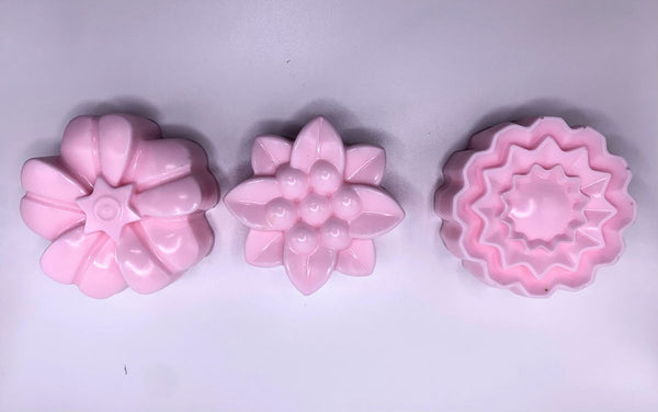 Conjunto de flores preciosas