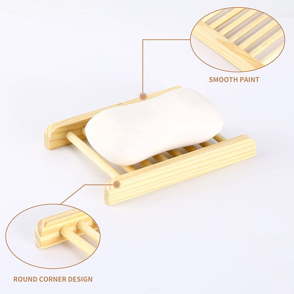 Bamboo Wood Soap Dish